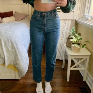 Garage Blue Mom Jeans Denim